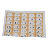 RAMAZAN Kalender Set mit 30 Geschenkboxen+Lichterkette
