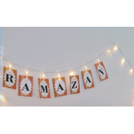 RAMAZAN Kalender Set mit 30 Geschenkboxen+Lichterkette