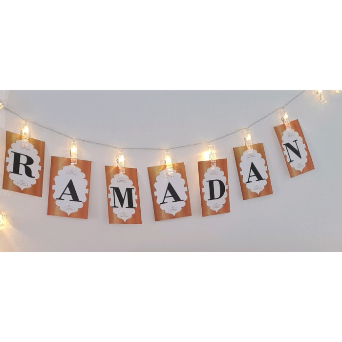 Ramadan Girlande mit Lichterkette