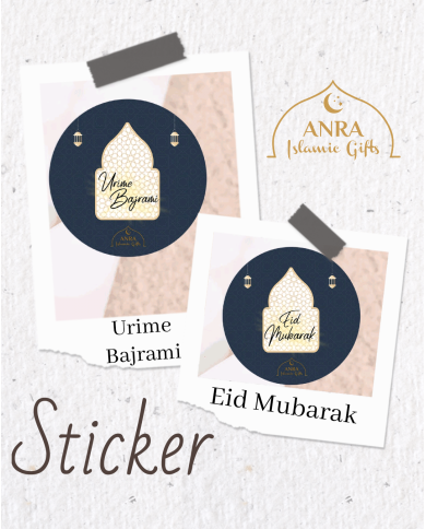 Süssigkeiten Tüte mit "Eid Mubarak" Sticker  (6 Stück)