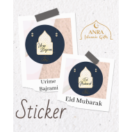 Süssigkeiten Tüte mit "Eid Mubarak" Sticker  (6 Stück)