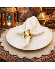 Serviettenring/Napkinring Bismillah Alhamdulillah 12 Stück