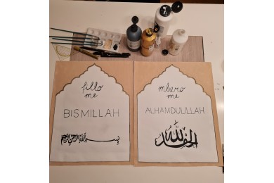 start with Bismillah/ End with Alhamdulillah